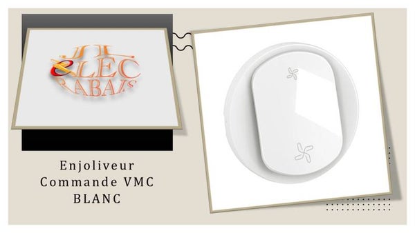 Enjoliveur " commande VMC BLANC " Legrand Céliane