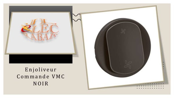 Enjoliveur " commande VMC NOIR " Legrand Céliane