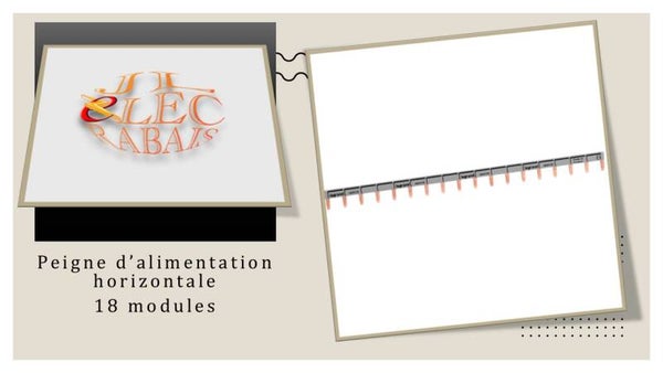 Peigne d'alimentation horizontale PH+N (18 modules) Legrand