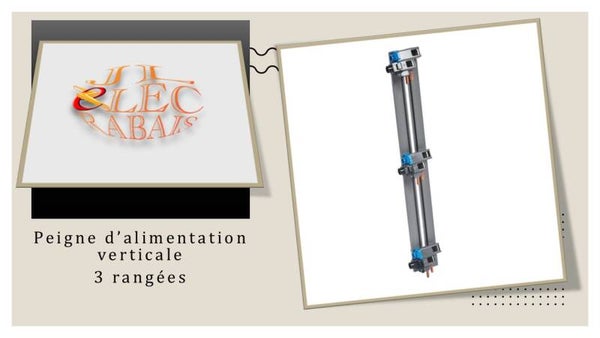 Peigne d'alimentation verticale 3 rangées Legrand