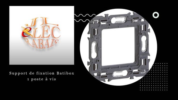 Support de fixation 1 poste à vis