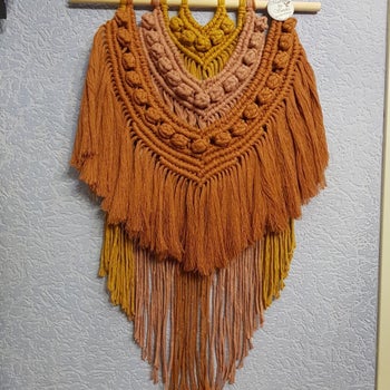 Drie kleurige wandhanger