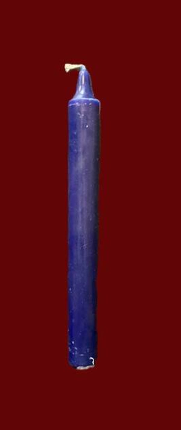 BCA003 BOUGIE BLEU ROI - Teintée masse