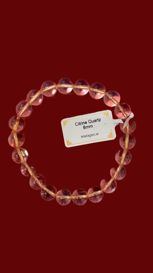 EIBC022 BRACELET CITRINE 8MM