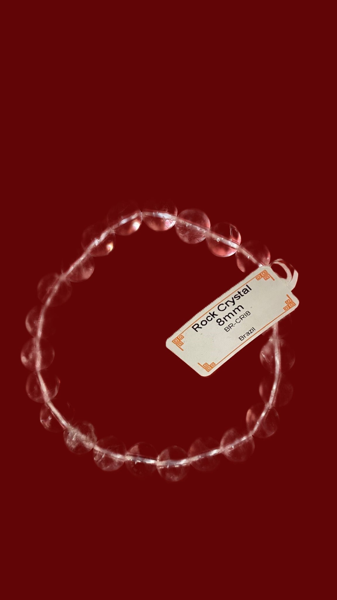 EIBC007 BRACELET CRISTAL DE ROCHE 8MM