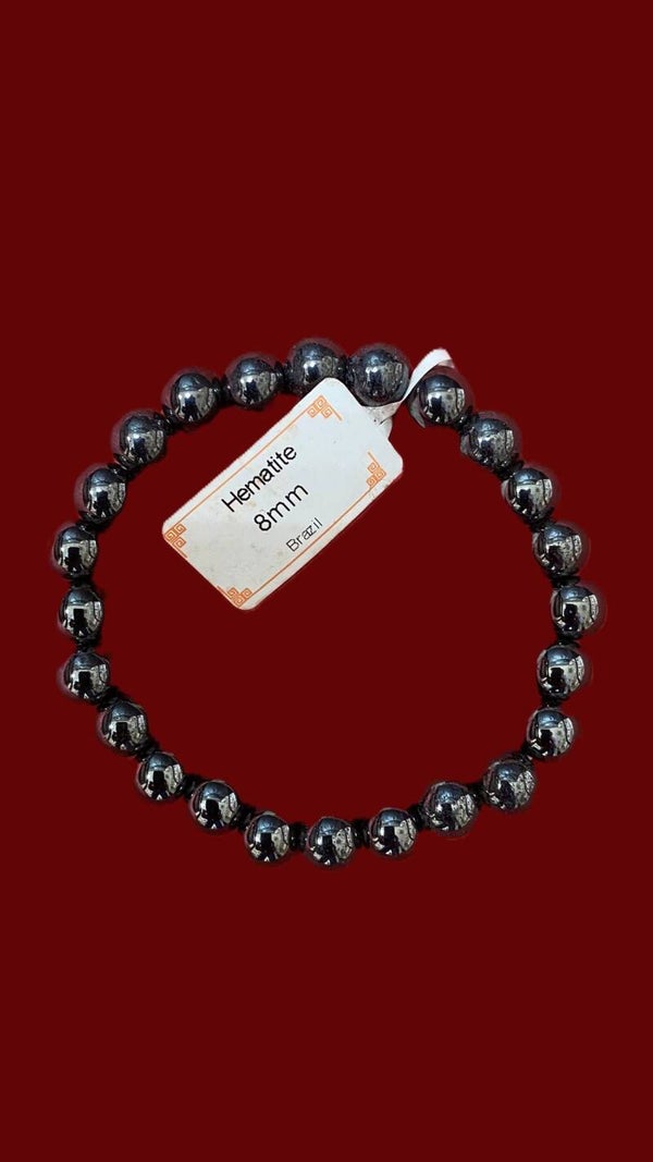 EIBC009 BRACELET HEMATITE 8MM