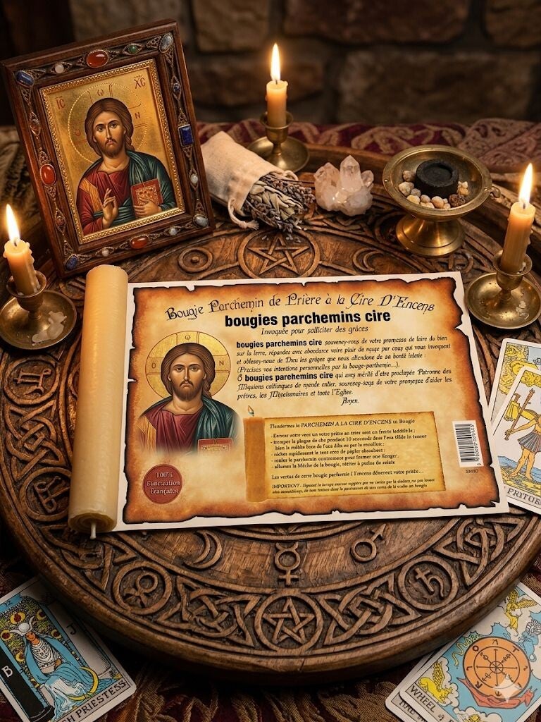 PCE002 PARCHEMIN DE CIRE ST ANTOINE DE PADOUE