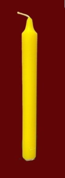 BCA005 BOUGIE JAUNE - Teintée masse