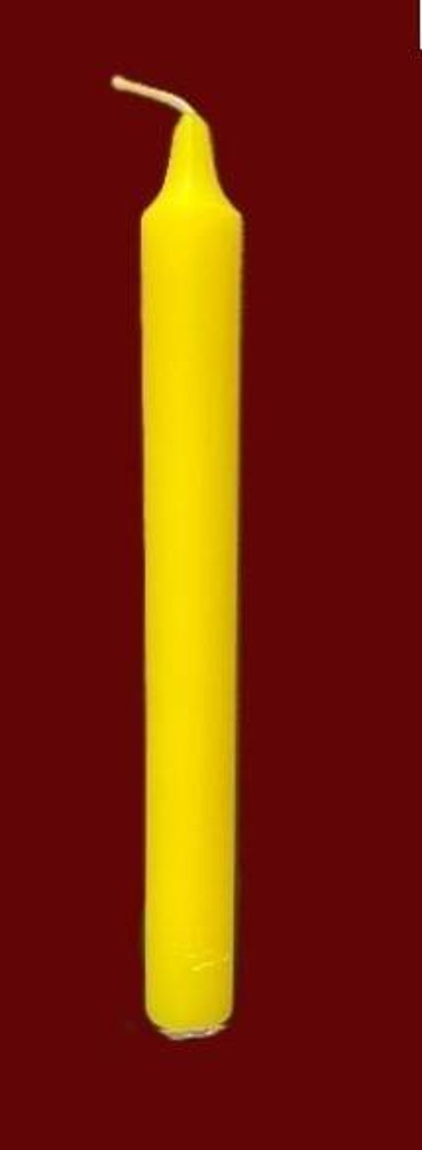 BCA005 BOUGIE JAUNE - Teintée masse