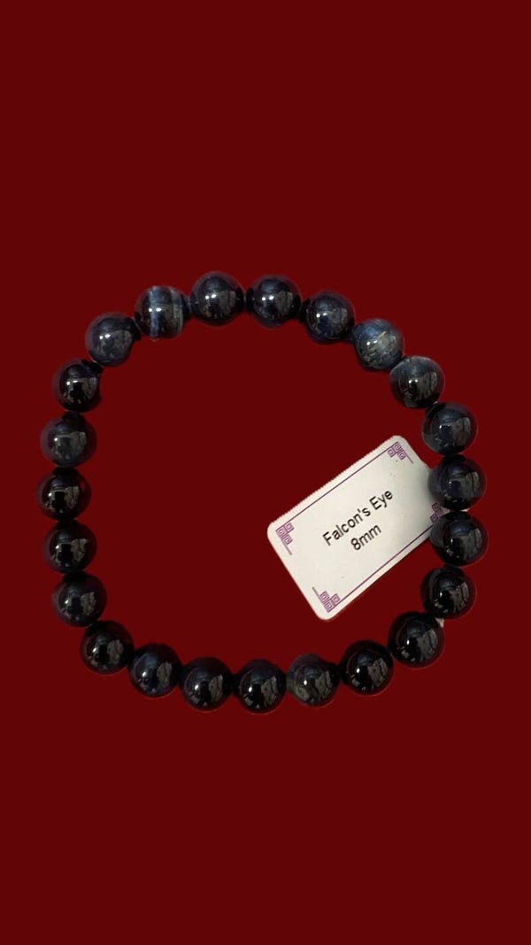 EIBC025 BRACELET OEIL DE FAUCON 8MM
