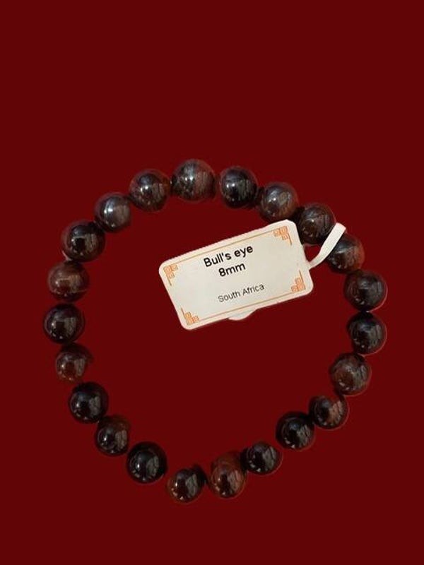 EIBC036 BRACELET OEIL DE TAUREAU 8MM