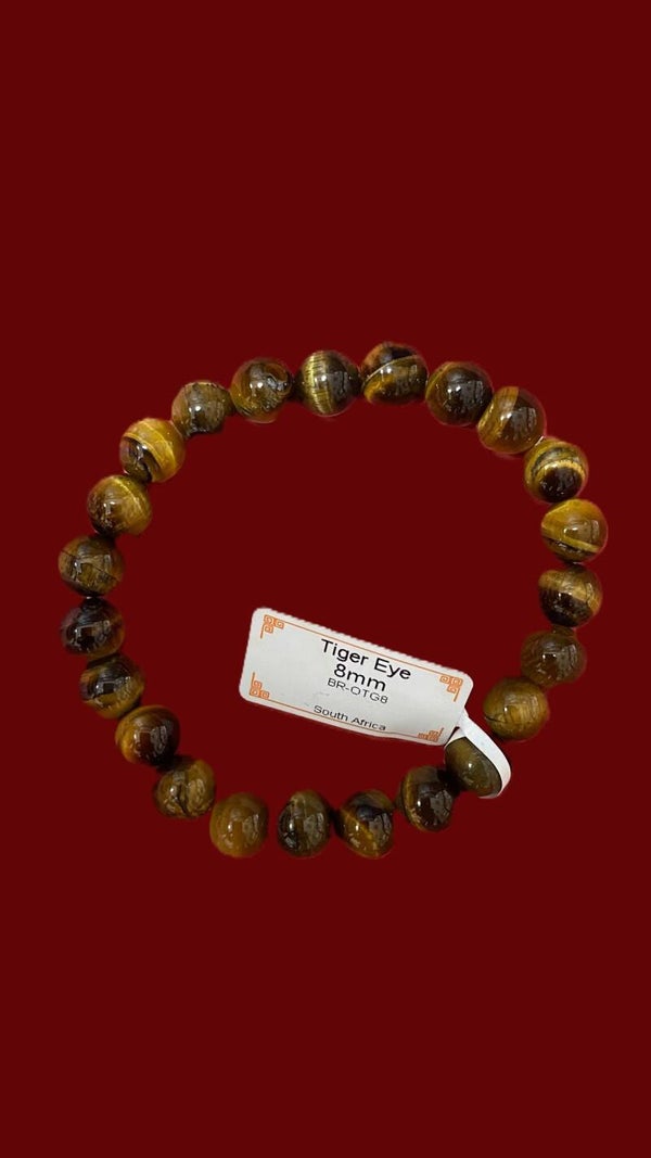 EIBC014 BRACELET OEIL DE TIGRE 8MM