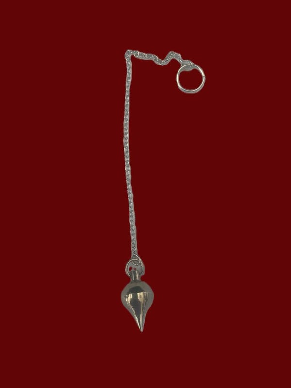 PEN004 MINI PENDULE GOUTTE D'EAU - chromé (10g.)
