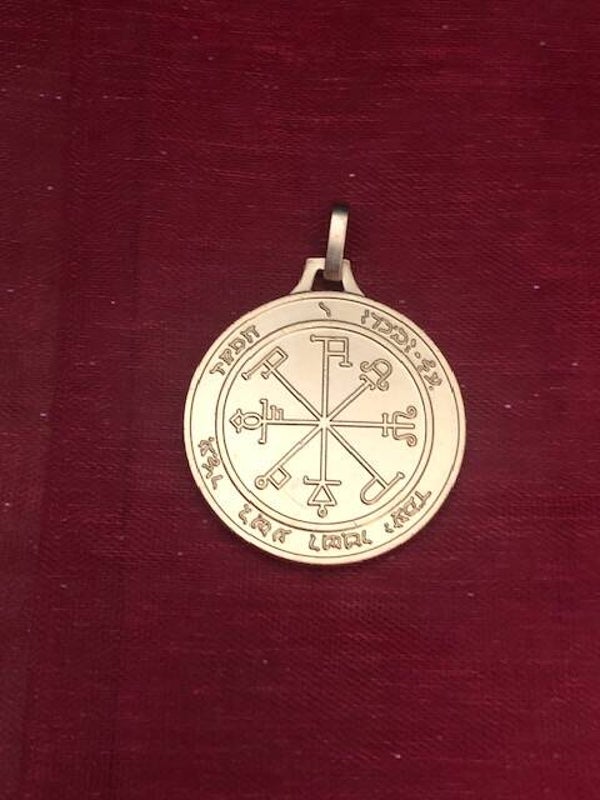PMD014 PENTACLE SATURNE DORE