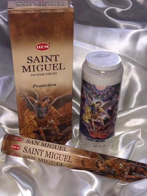 Encens Saint Michel et Bougie Saint Michel