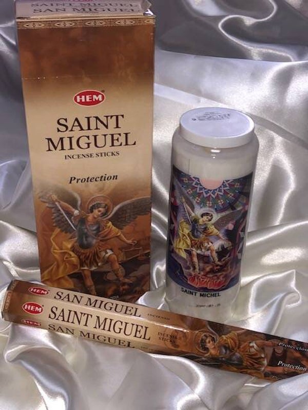 Encens Saint Michel et Bougie Saint Michel
