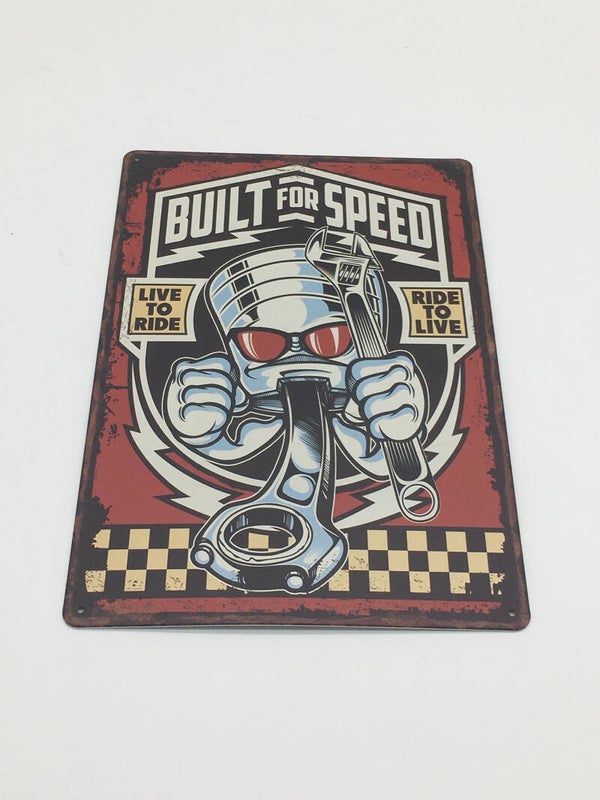 Metaal bord built for speed