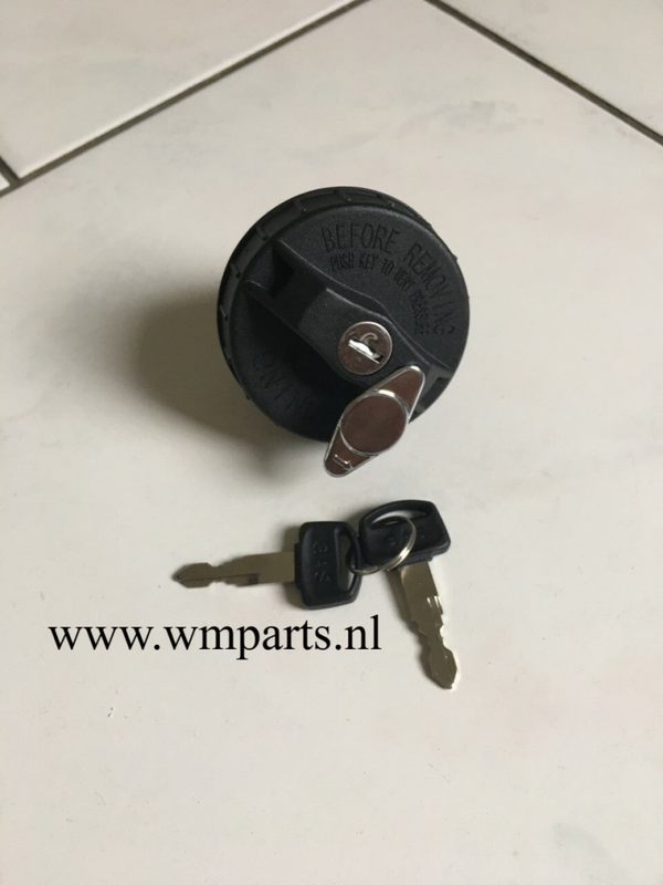 Benzine dop afsluitbaar met klepje