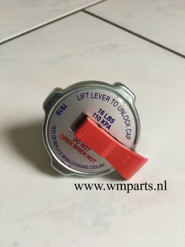 Radiator dop met veiligheidsventiel