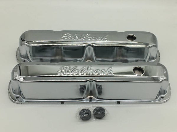 Kleppendeksel edelbrock (chroom)