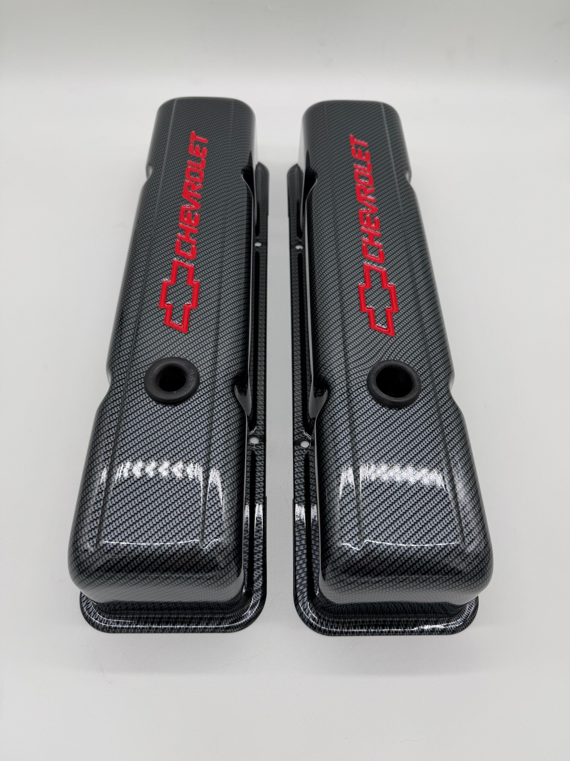 Kleppendeksel set chevrolet  (carbon)