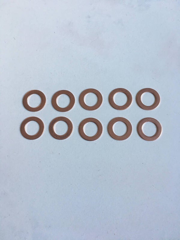Koperen ringen remslang
