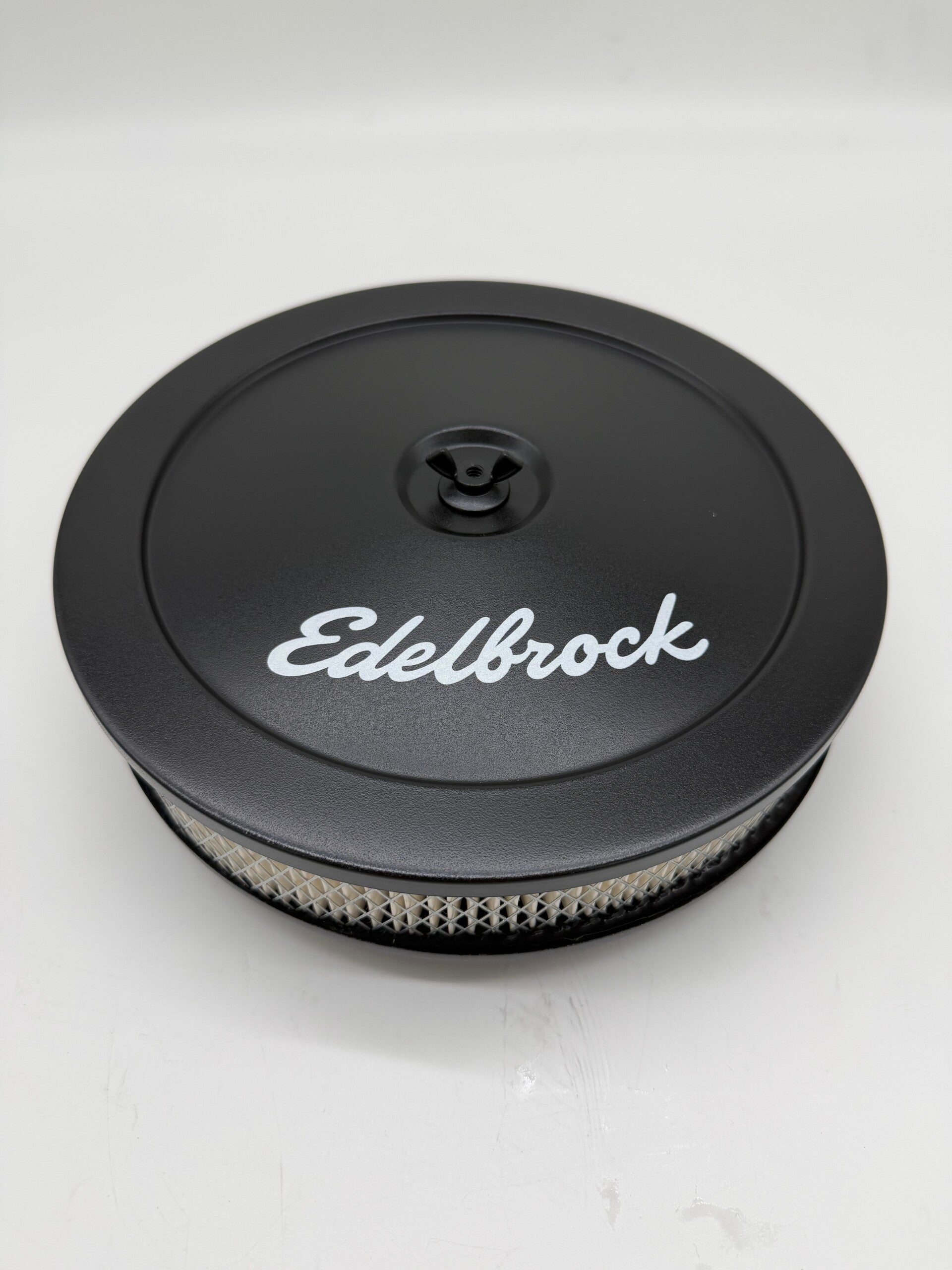 Luchtfilter huis edelbrock (zwart 10'')