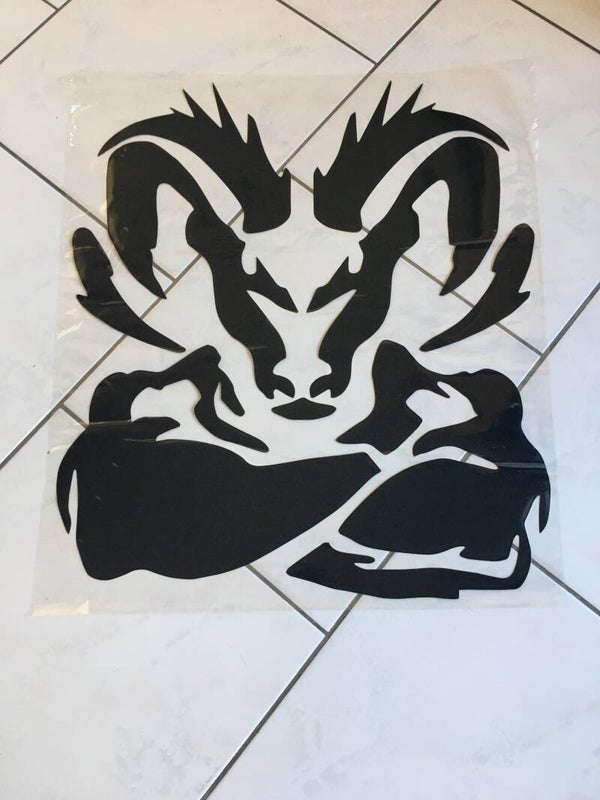 Sticker dodge ram (groot)