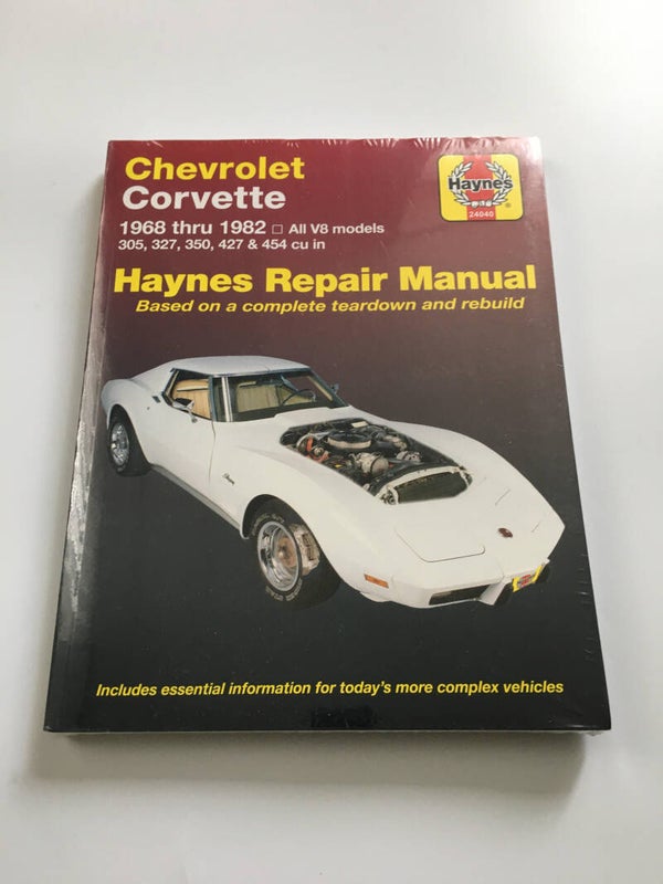 Werkplaatsboek Haynes (corvette)