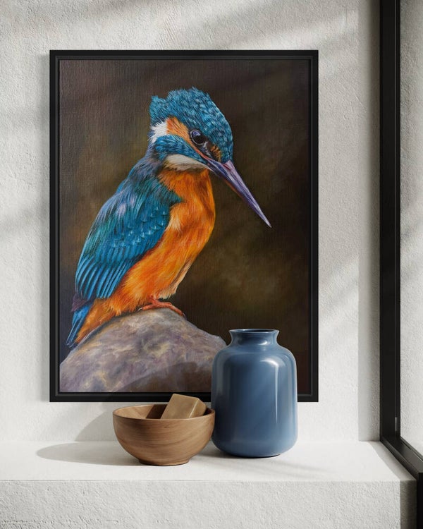 Bertje · Luxe canvas giclée kunstdruk