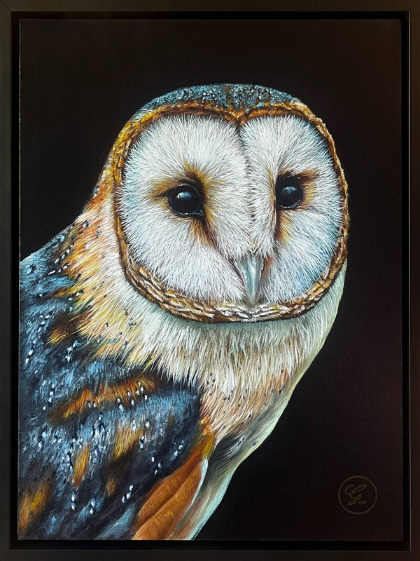 Casper de kerkuil | origineel olieverf schilderij