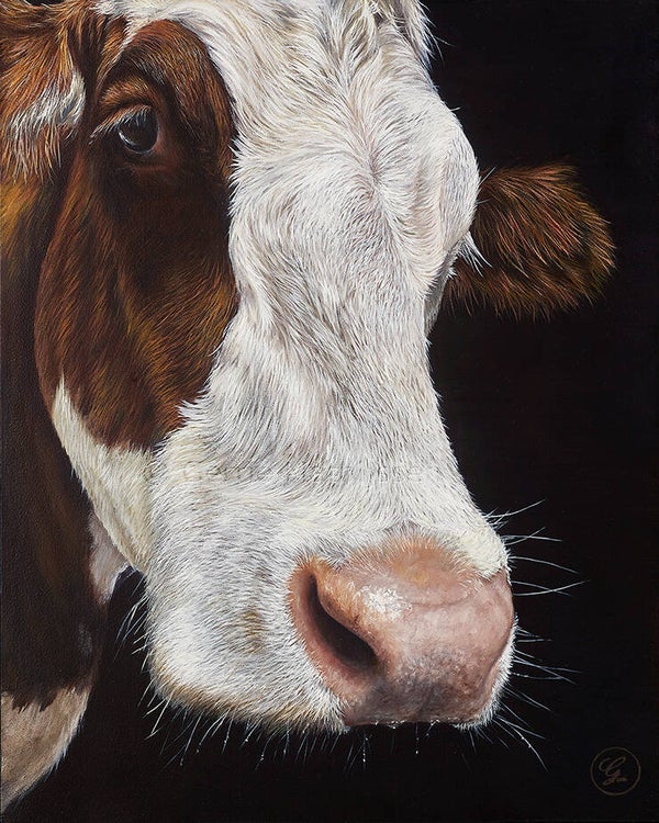 Klaartje · Luxe canvas giclée kunstdruk