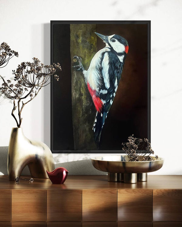 Woody · Luxe canvas giclée kunstdruk