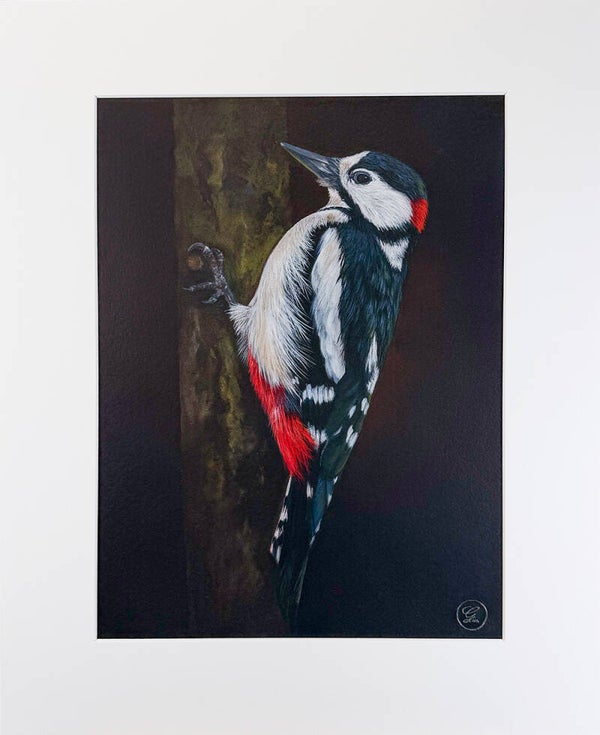 Woody · Giclée kunstdruk op papier