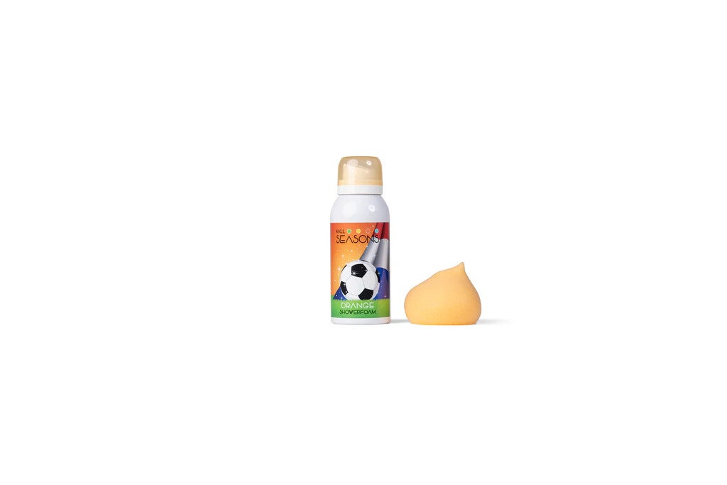 Shower Foam Orange Voetbal