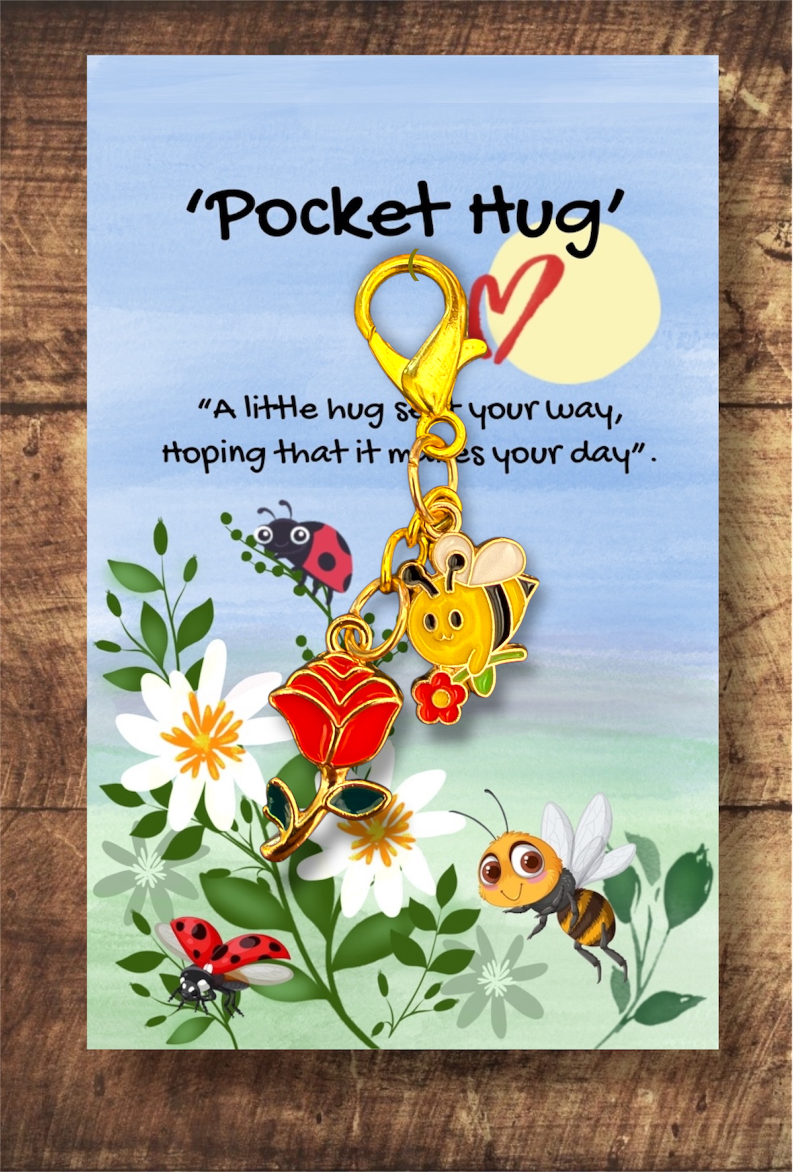 Busy Bee with flower