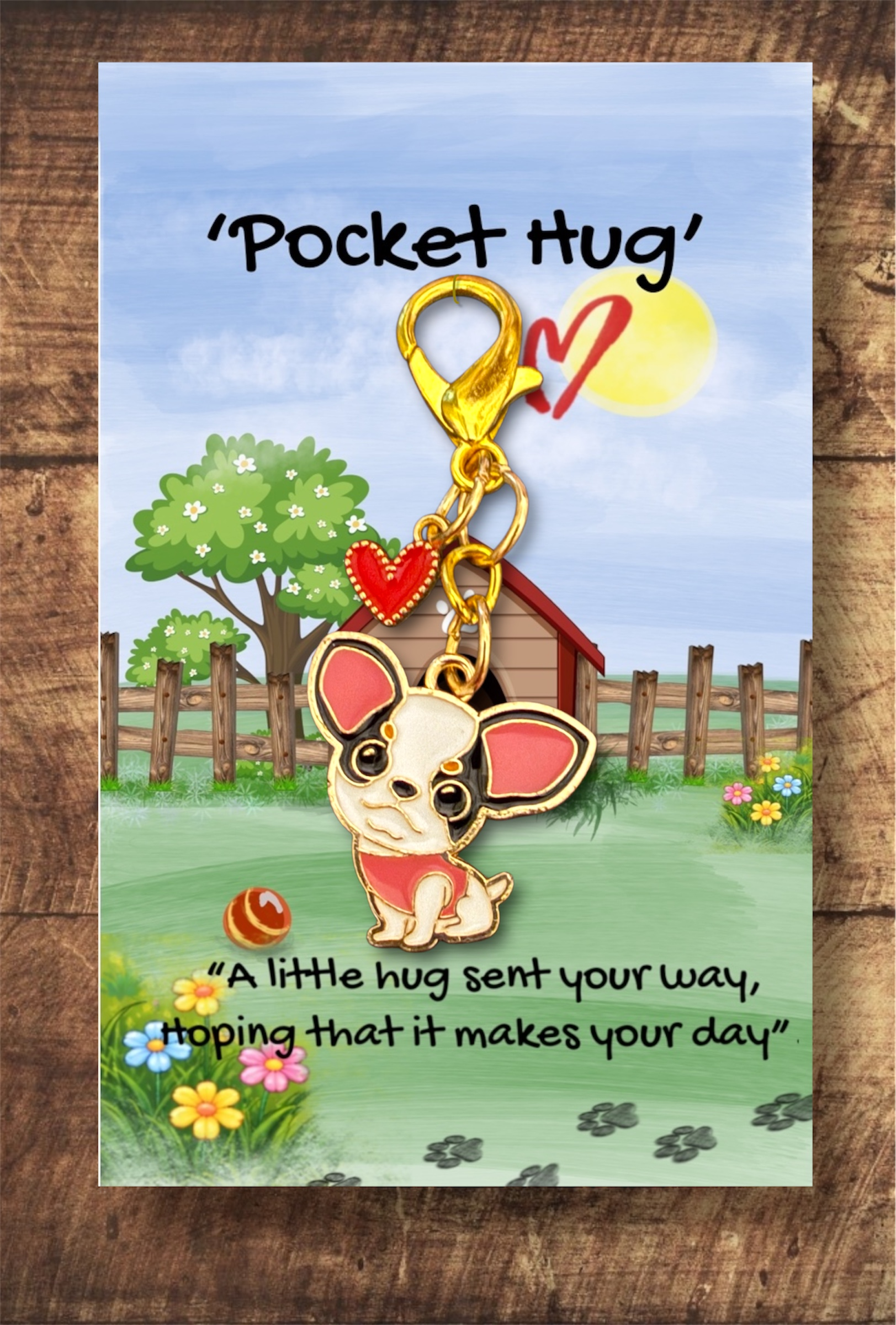 Cheeky Chihuahua & heart