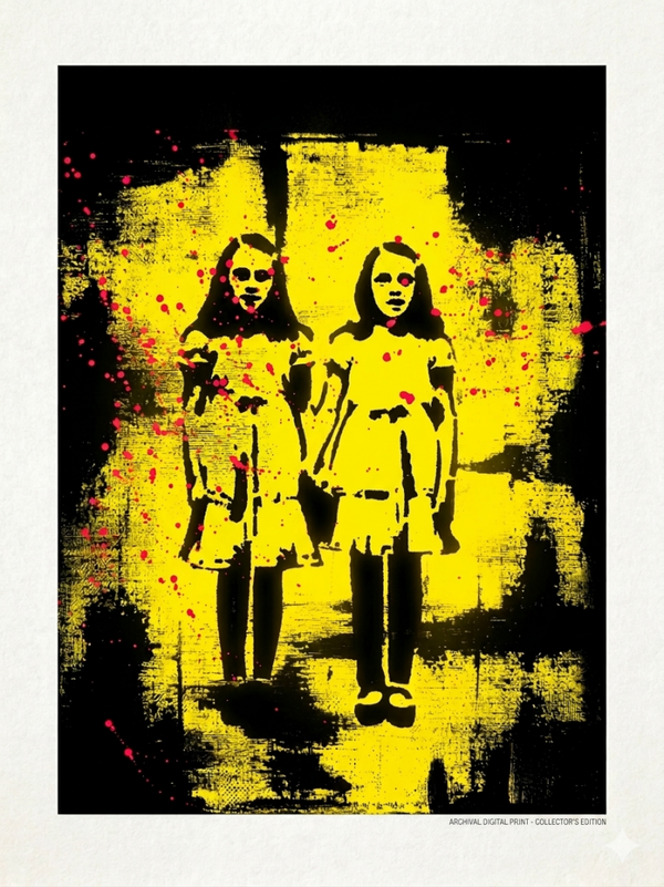 The Sining Twins digital original print