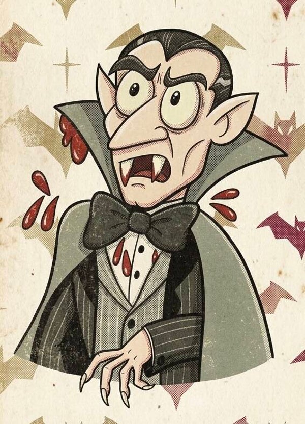 Count Dracula Digital Original Print