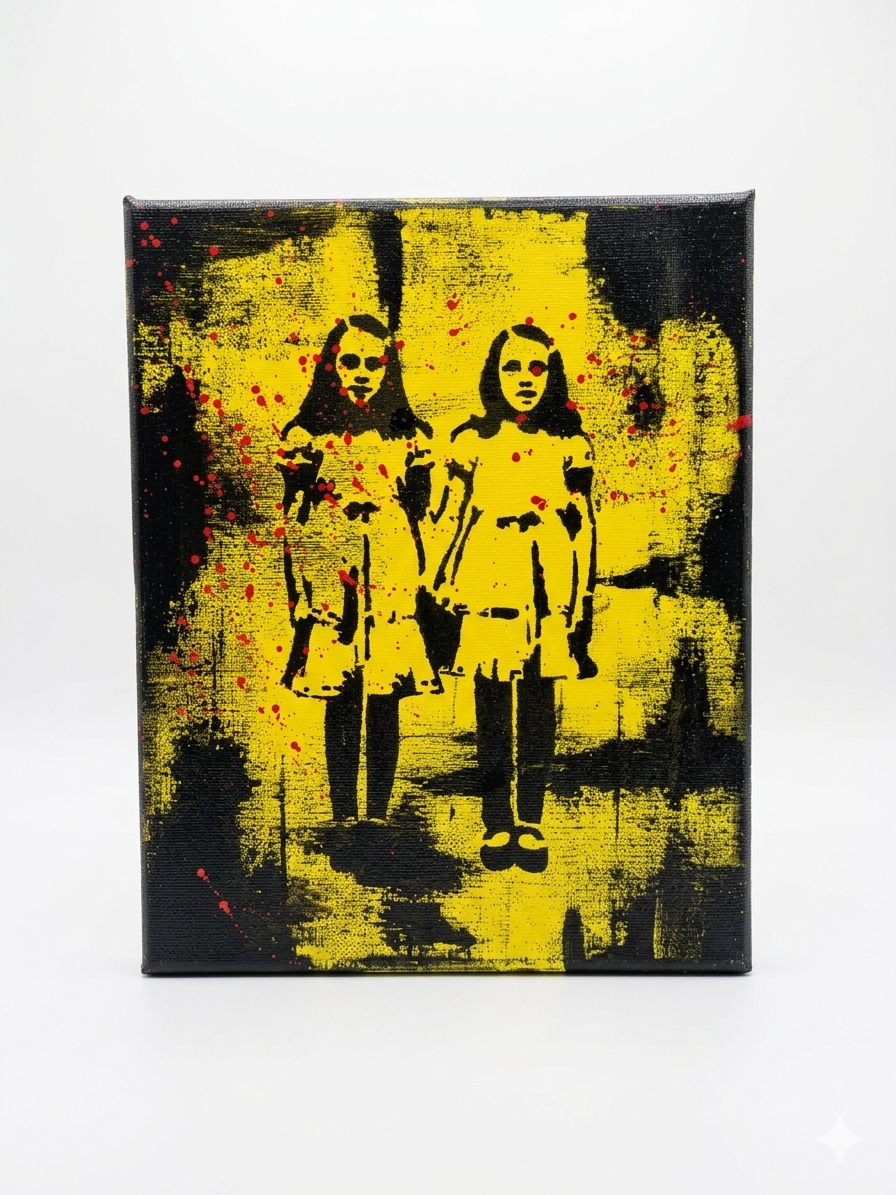 Acrylic Painting - The Shinning Twins