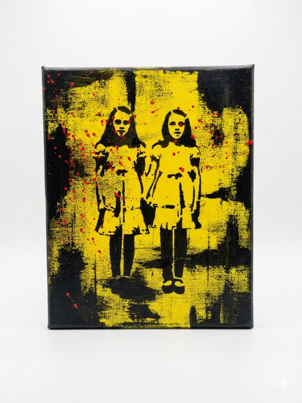 Acrylic Painting - The Shining Twins