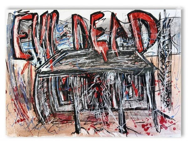 Groovy – Evil Dead Cabin A4 Digital Art Print