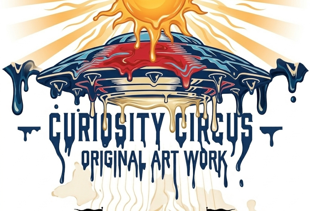 Instant Art -Curiosity Circus Art Logo Poster
