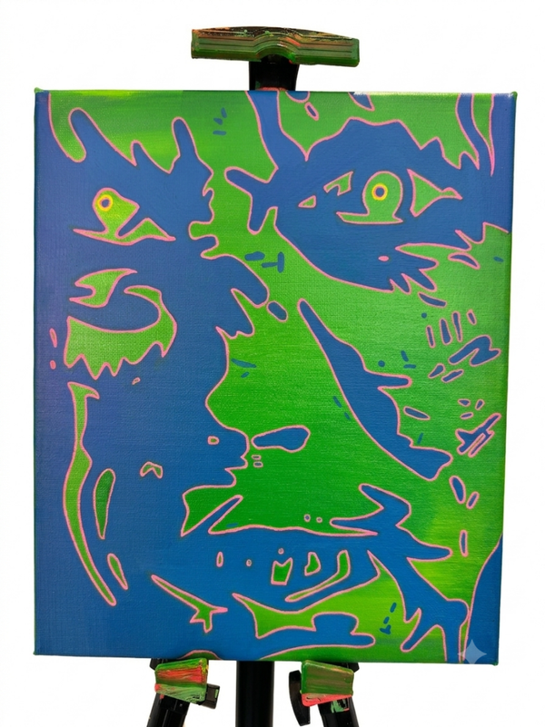 "The Possession": A Vibrant Pop-Horror Tribute to Regan 25cm x 30cm