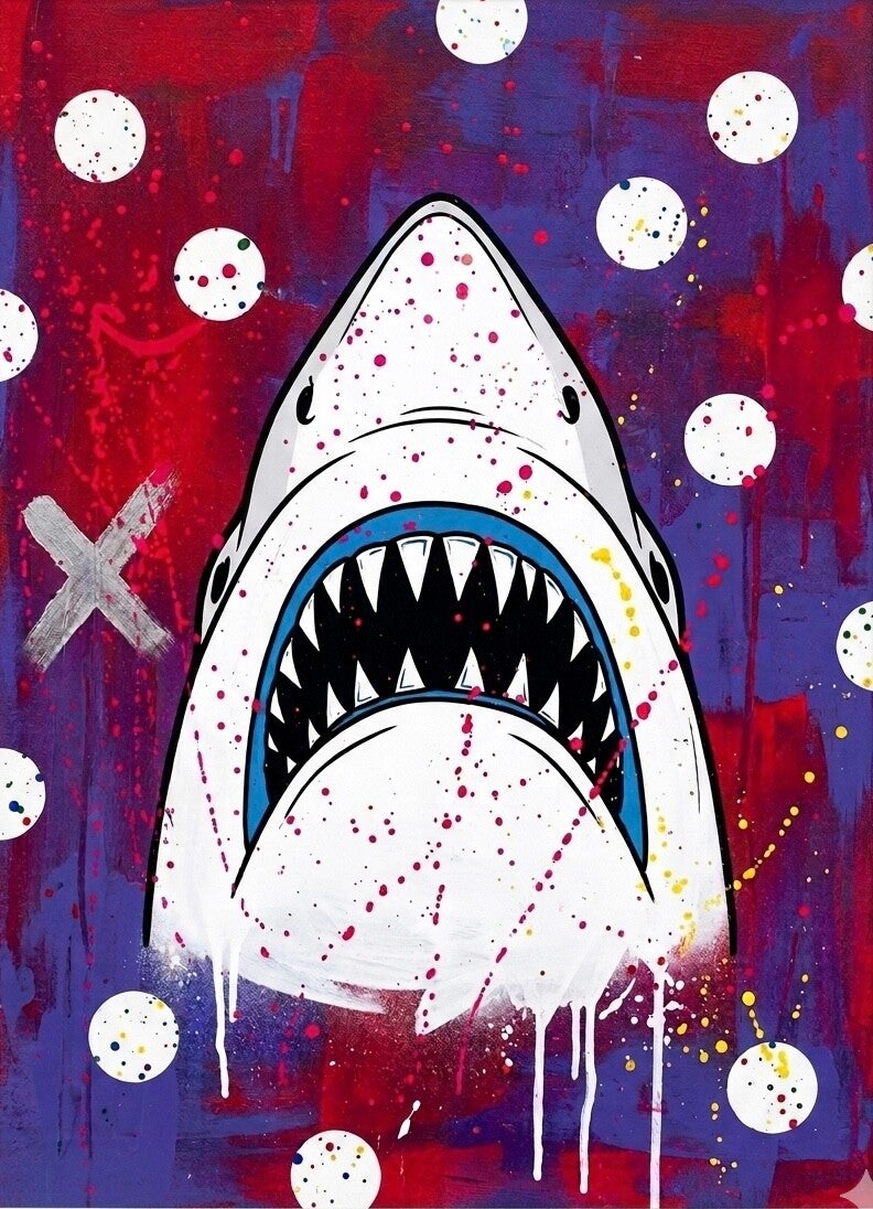 Instant Art -Shark Attack