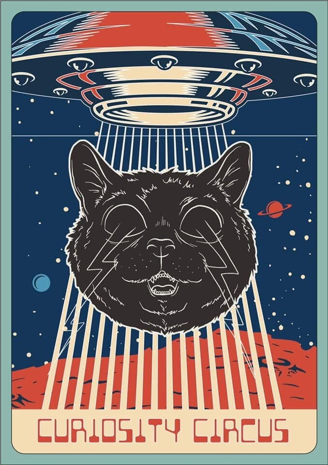Instant Art -Space Cat Curiosity Circus