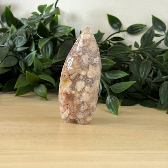 Roze Amethist Druzy Sculptuur – 9,5 cm
