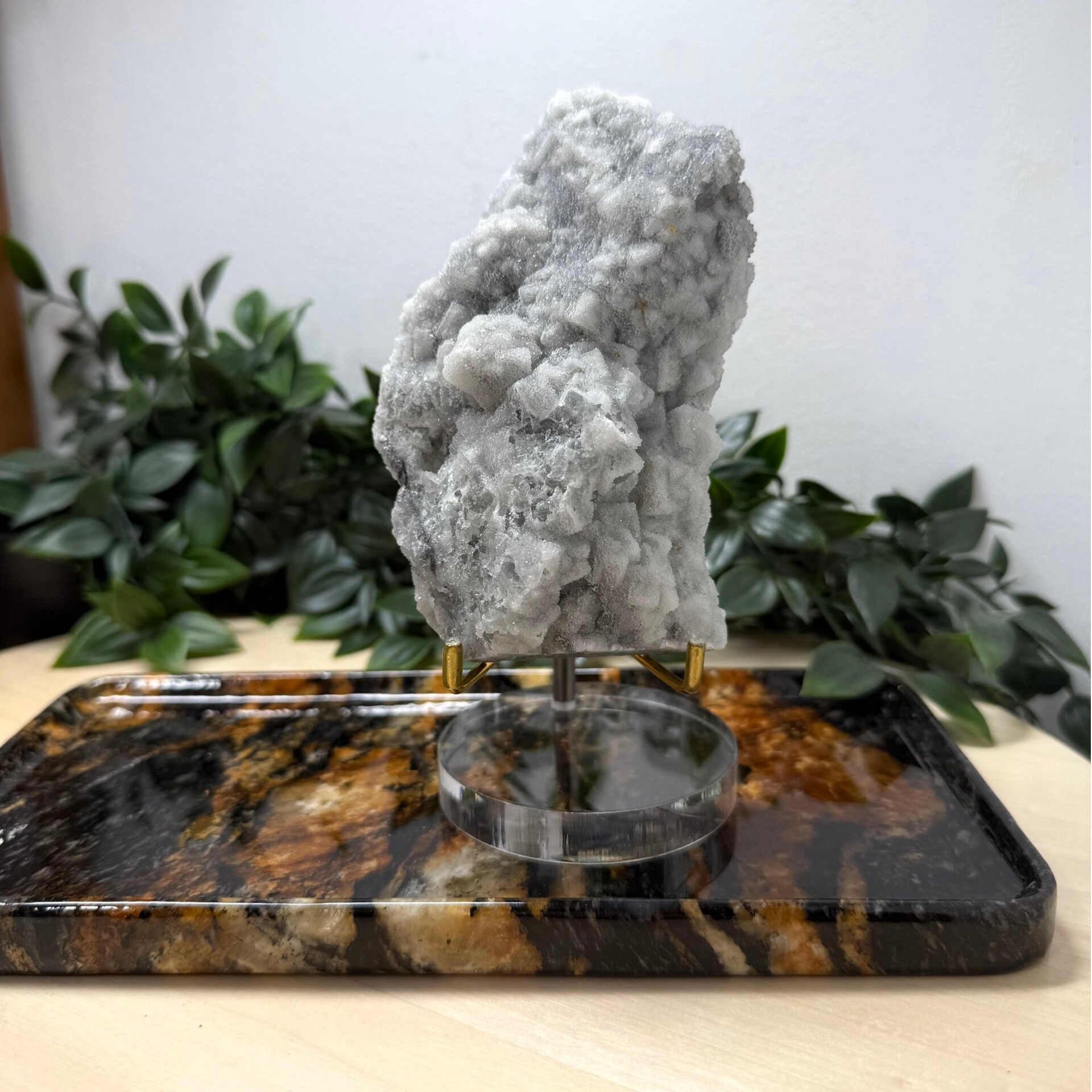 Suiker fluoriet druzy 530 gram