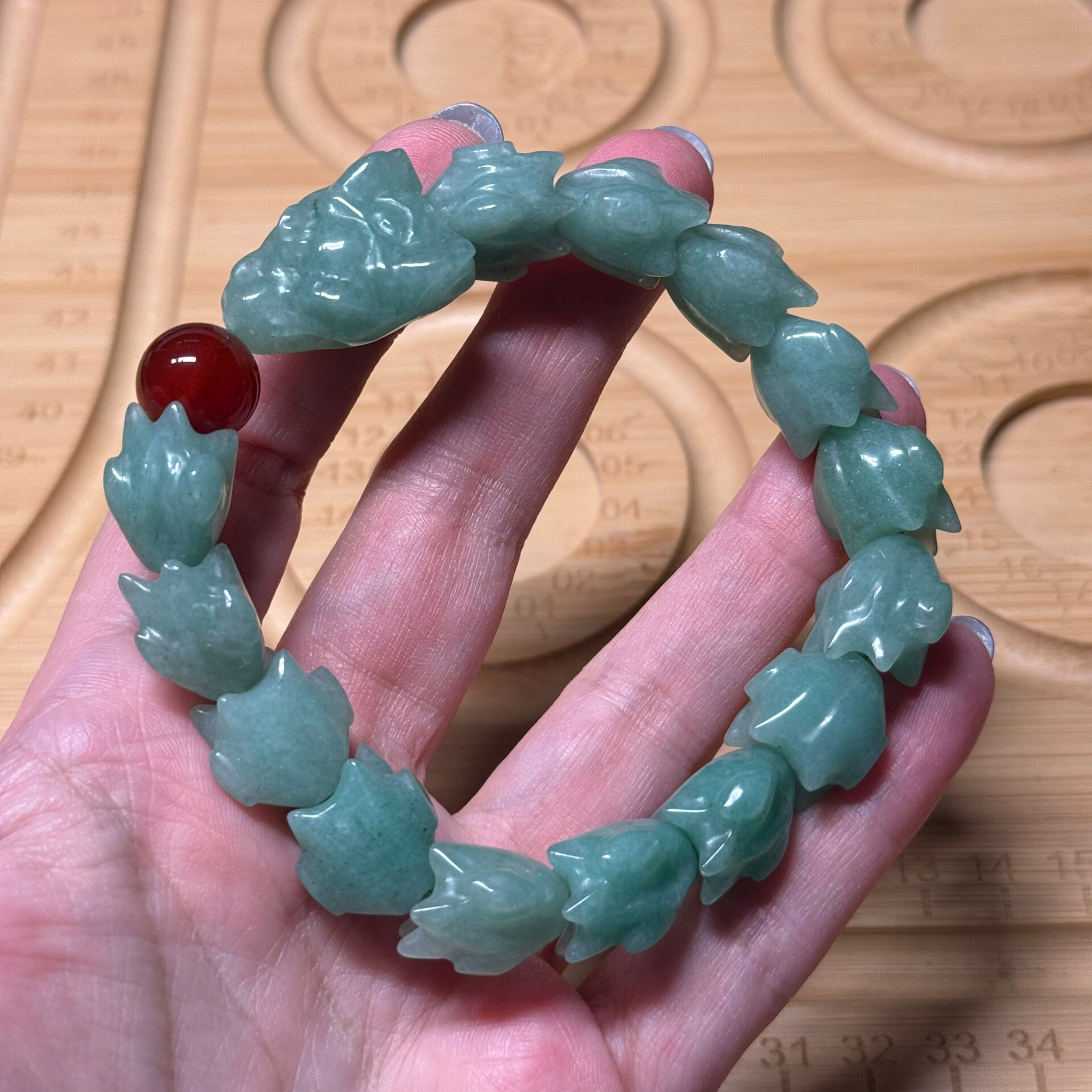 Draak groene aventurijn