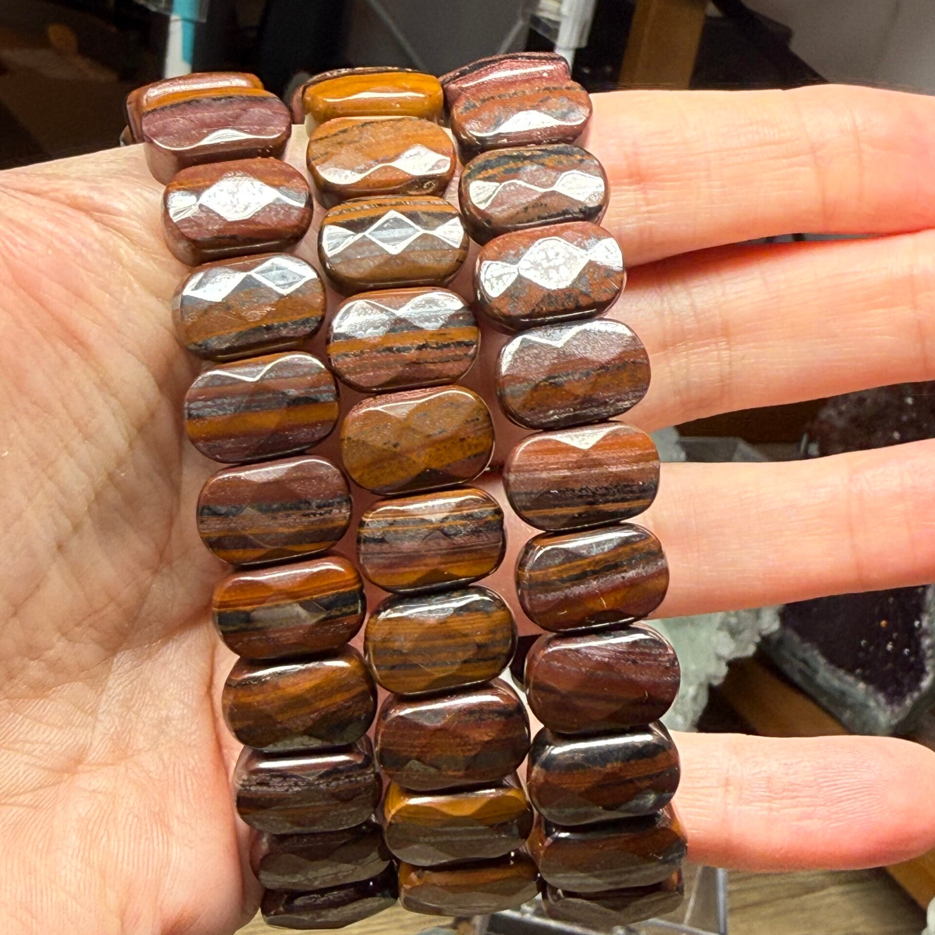 Tijgerijzer soft bangle ovaal